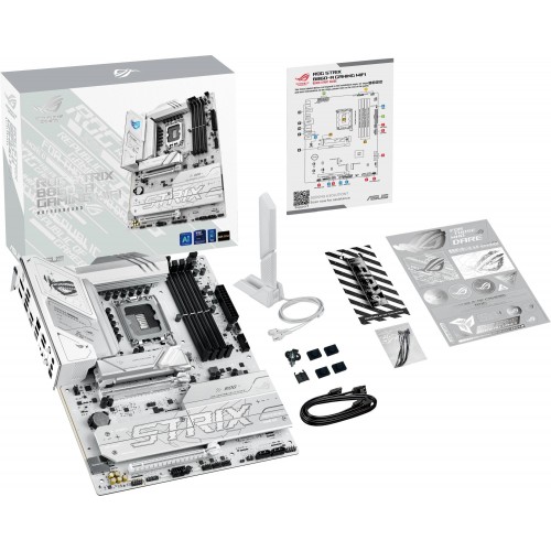 Купить материнскую плату Asus ROG STRIX B860-A GAMING WIFI Soc-1851 для Intel B860 - 4xDDR5, ATX, 8ch (7.1), 2.5G, RAID, HDMI, DP