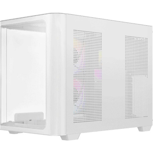 Корпус ПК Ocypus Iota C50 Curve WH ARGB - Mini-Tower с 3x120mm ARGB, USB-C и поддержкой mATX/mITX