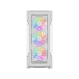 Корпус ПК без блока питания/ Case SAMA S40 White, Midi-Tower, TG, 4x120mm ARGB, 2xUSB 3.0 + 1xUSB 3.1 Type-C, ATX, mATX, mITX White