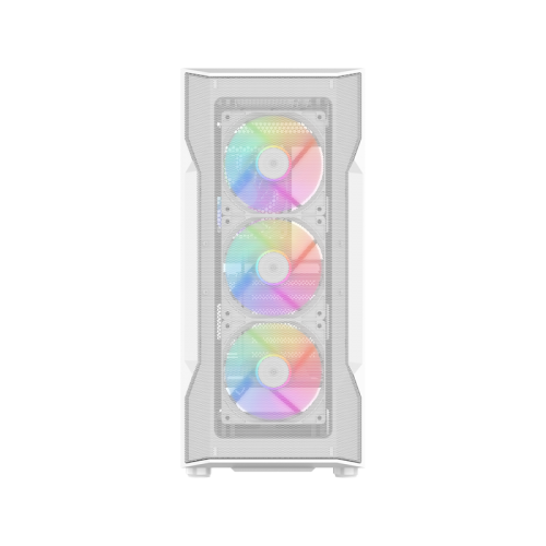 Корпус ПК без блока питания/ Case SAMA S40 White, Midi-Tower, TG, 4x120mm ARGB, 2xUSB 3.0 + 1xUSB 3.1 Type-C, ATX, mATX, mITX White SAMA