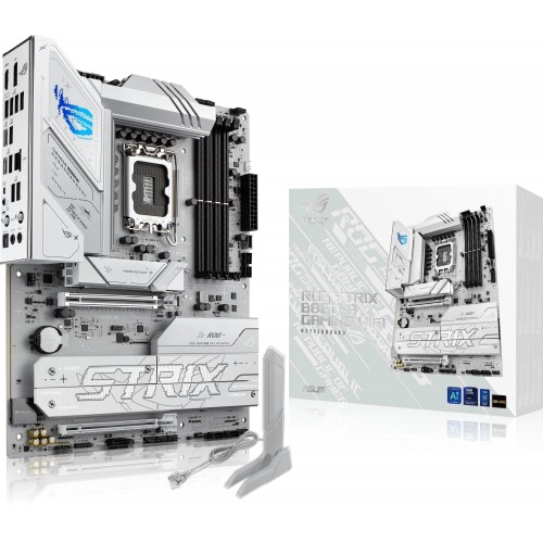 Купить материнскую плату Asus ROG STRIX B860-A GAMING WIFI Soc-1851 для Intel B860 - 4xDDR5, ATX, 8ch (7.1), 2.5G, RAID, HDMI, DP