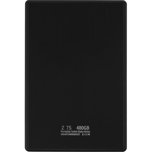 Накопитель SSD Netac USB-C 480Gb NT01Z7S-480G-32BK Z7S 2.5" черный