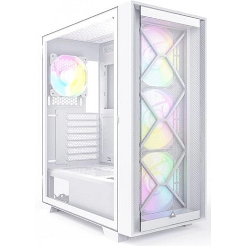 Корпус Montech Air 1000 Premium белый ATX: идеальное решение для вашего ПК с отличной вентиляцией и современными портами