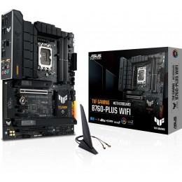 Материнская плата Asus TUF GAMING B760-PLUS WIFI Soc-1700 Intel B760 4xDDR5 ATX AC`97 8ch(7.1) 2.5Gg RAID+HDMI+DP