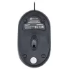 Оптическая мышь Оклик 105S черная 800dpi с USB для ноутбука - 3 кнопки (400941)