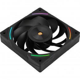 Кулер для корпуса/ Case Cooler Thermalright TL-K12R Reverse (120x120x25mm, 4-pin PWM, ARGB, 69CFM, 27dBA, 2150RPM, Black)