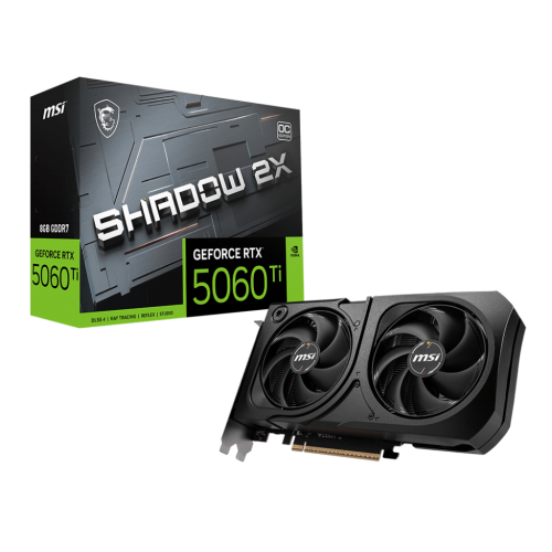 Видеокарта/ GeForce RTX 5060 Ti 8G SHADOW 2X OC PLUS MSI