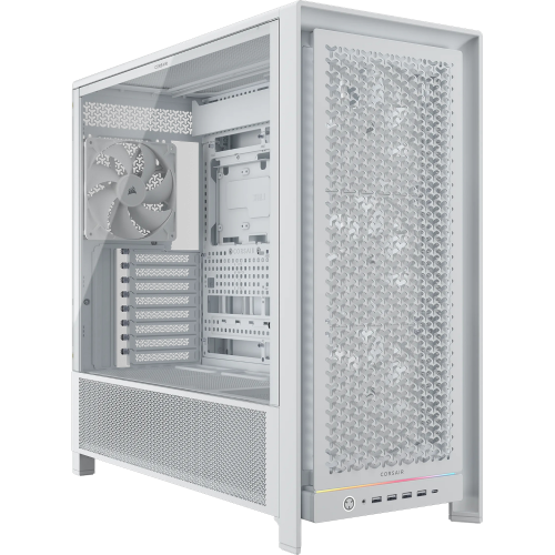 Корпус Corsair 5000D RS High-Airflow White: Midi-Tower без блока питания для E-ATX, ATX, mATX и mITX