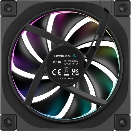 Купить вентилятор Deepcool FL12R Reverse ARGB 120мм черный - тихий 4-pin, 33.9дБ (R-FL12R-BKAPN1-G) для корпуса