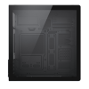 Корпус Foxline FL-728TG без блока питания, mATX, черный с USB 3.0, USB Type-C и ARGB подсветкой
