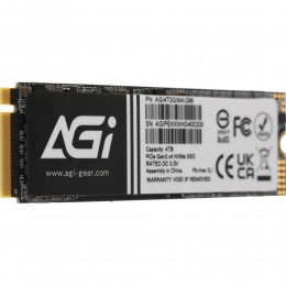 Твердотельный накопитель AGI AI298 M.2 PCIe 4TB RETAIL-Color Box