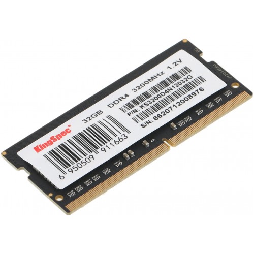 Память DDR4 32GB 3200MHz Kingspec KS3200D4N12032G - Высокопроизводительный SO-DIMM 260-pin для ноутбуков