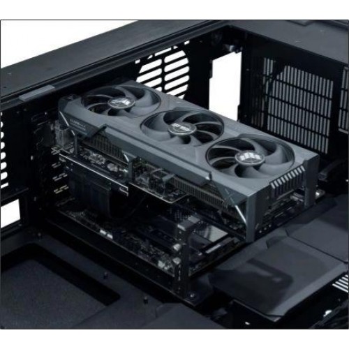 Корпус Lian-Li DK07X E-ATX черный с поддержкой 10 вентиляторов 120mm и 3 вентиляторов 140mm, 2xUSB 3.0 и аудиоразъемом