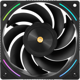 Кулер для корпуса/ Case Cooler Thermalright TL-K12R Reverse (120x120x25mm, 4-pin PWM, ARGB, 69CFM, 27dBA, 2150RPM, Black)