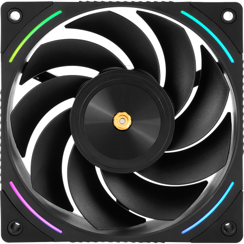 Кулер для корпуса/ Case Cooler Thermalright TL-K12R Reverse (120x120x25mm, 4-pin PWM, ARGB, 69CFM, 27dBA, 2150RPM, Black) Thermalright