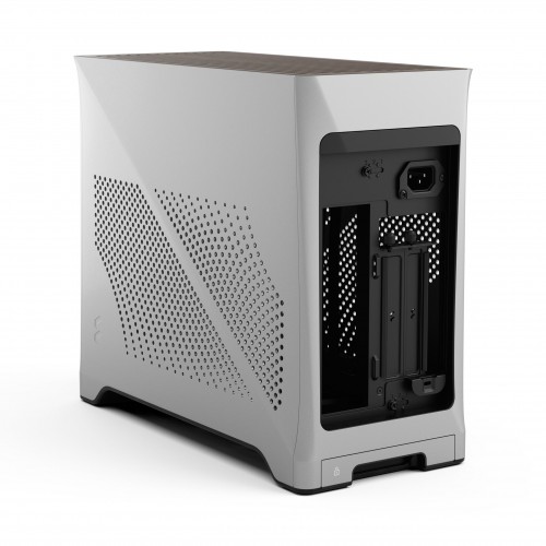 Корпус ПК без блока питания/ Case Fractal Design Era 2, SFF, 2x120mm, 2xUSB-A 3.0 + 1xUSB 3.2 Type-C, SFX PSU Support, mITX Silver Fractal Design