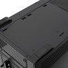 Корпус без блока питания/ Case HSPD M712, Mesh Mid Tower, Black, TG, 0.6 SPCC, no fans, E-ATX, ATX, mATX, mITX, 175/410/160mm, 2x2.5", 2x3.5", 7xPCI, 2xUSB-A 3.0, 476x225x455mm HSPD
