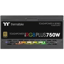 Блок питания Thermaltake ATX 750W Toughpower iRGB Plus (DIGITAL) 80+ gold (20+4pin) APFC 140mm fan color LED 9xSATA Cab Manag RTL [PS-TPI-0750F3FDGE-1]
