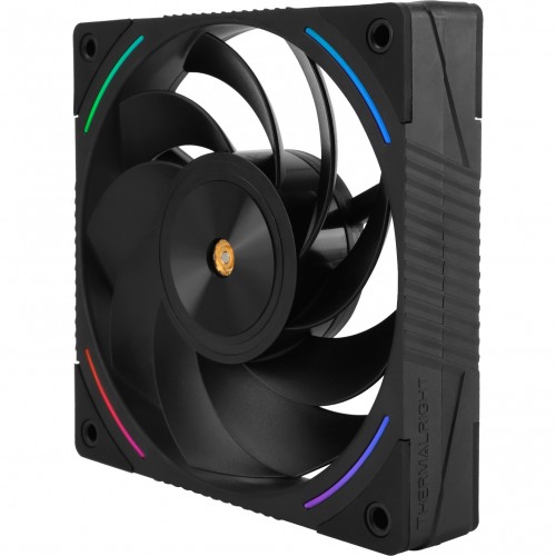 Кулер для корпуса/ Case Cooler Thermalright TL-K12R Reverse (120x120x25mm, 4-pin PWM, ARGB, 69CFM, 27dBA, 2150RPM, Black) Thermalright