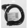 Кабель KingPrice KP-PC-Euro-C13 3м с угловой евровилкой IEC C13 – Черный, надежный и удобный для подключения устройств