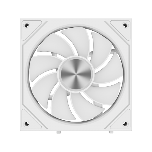 Кулер для корпуса/ Case Cooler PCCooler F3 X120R ARGB WH Reverse (120x120x25mm, 4-pin PWM, ARGB, 54CFM, 28.4dBA, 1800RPM, White) PcCooler