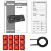 Игровая клавиатура SVEN KB-G8800: 109 клавиш, макросы, RGB-подсветка и звук. индикация для геймеров