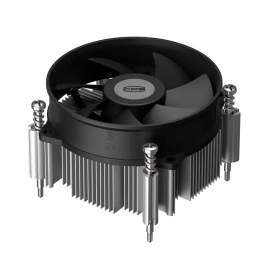 Кулер для процессора/ CPU Cooler PCCooler R95-I (95W, 4-pin PWM, 60mm, Al/Cu, -mm, 1x95mm, 38.61CFM, 31.2dBA, 2800RPM, S: 1200/115X/1700/1851, silver, black)