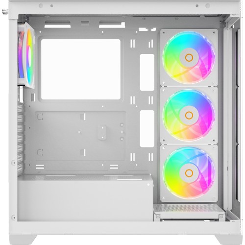 Корпус ПК Ocypus Gamma C72 WH ARGB - Midi-Tower с 4x120mm ARGB и USB 3.0 для ATX, mATX, mITX