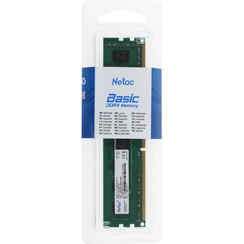 Память DDR3 8GB 1600MHz Netac NTBSD3P16SP-08: Высокопроизводительная DIMM 240-pin для вашего ПК
