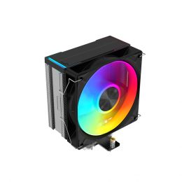 Кулер для процессора/ CPU Cooler SAMA A40L (240W, 4-pin PWM, 152mm, 4x6mm, ARGB, 1x120mm, 78CFM, 29dBA, 2200RPM, S: 1851/1700/1200/115X, AM5/AM4, silver)