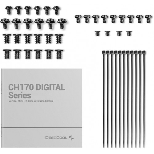 Корпус Deepcool CH170 DIGITAL черный mATX с охлаждением 1x120mm, USB2.0 и USB3.0 – идеальный выбор для вашего ПК