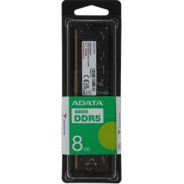 Память DDR5 8GB 4800MHz A-Data AD5U48008G-S RTL PC5-38400 CL40 DIMM 288-pin 1.1В single rank Ret