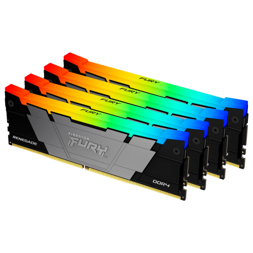 Память оперативная/ Kingston 32GB 3600MT/s DDR4 CL16 DIMM (Kit of 4) FURY Renegade RGB Kingston