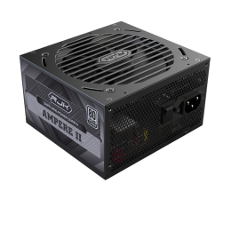 Блоки питания/ Power Supply Raijintek AMPERE II 1000, 1000W 80+ Platinum (ATX, 3.1, PCIe 5.1, Full-modular, 1x24(20+4)pin, 2x4+4-pin CPU, 3x6+2-pin PCIe, 1x12V(2x6), 10xSATA3, 5xMolex, Active, 120x120mm, 150x140x86mm, APFC, black)