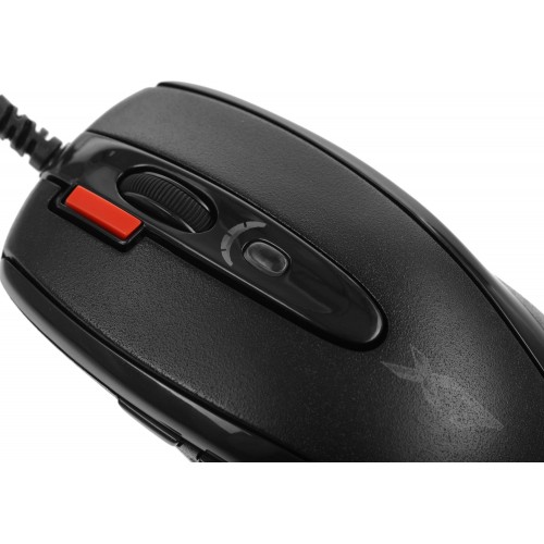 Мышь A4Tech X-7120 черный оптическая 2000dpi USB 7but (X-710BK+X7-200MP)