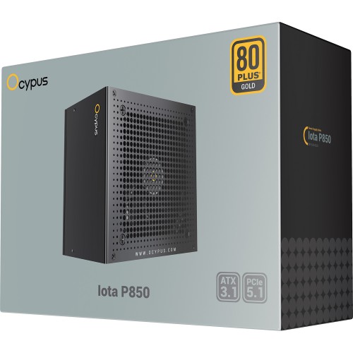 Блок питания Ocypus Iota P850 - 850W 80+ Gold, Full Modular, ATX, 120mm, для ПК