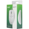 Мышь Acer OMW300 белая оптическая 1200dpi USB с 3 кнопками - идеальный выбор для вашего компьютера