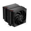 Кулер для процессора/ CPU Cooler PCCooler RT620 Digital BK (250W, 4-pin PWM, LED temp., 157mm, Al/Cu, 6x6mm, 2x120mm, 73.32CFM, 34.9dBA, 2200RPM, S: 1851/1700/1200/115X, AM5/AM4, black) PcCooler