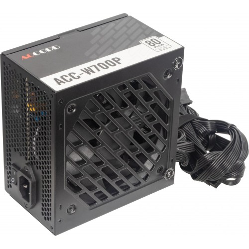 Блок питания Accord ATX 700W ACC-W700P 80 PLUS WHITE (20+4pin) 120mm fan 6xSATA RTL [ACC-W700P]