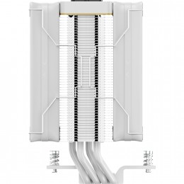 Кулер для процессора/ CPU Cooler Ocypus Iota A40 WH Dual Fan (220W, 4-pin PWM, LED temp., 156.7mm, Al/Cu, 4x6mm, 2x120mm, 77CFM, 29dBA, 2000RPM, S: 1851/1700/1200/115X, AM5/AM4, white)