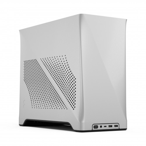 Корпус ПК без блока питания/ Case Fractal Design Era 2, SFF, 2x120mm, 2xUSB-A 3.0 + 1xUSB 3.2 Type-C, SFX PSU Support, mITX Silver Fractal Design