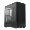 Корпус без блока питания/ Case HSPD M712, Mesh Mid Tower, Black, TG, 0.6 SPCC, no fans, E-ATX, ATX, mATX, mITX, 175/410/160mm, 2x2.5", 2x3.5", 7xPCI, 2xUSB-A 3.0, 476x225x455mm HSPD