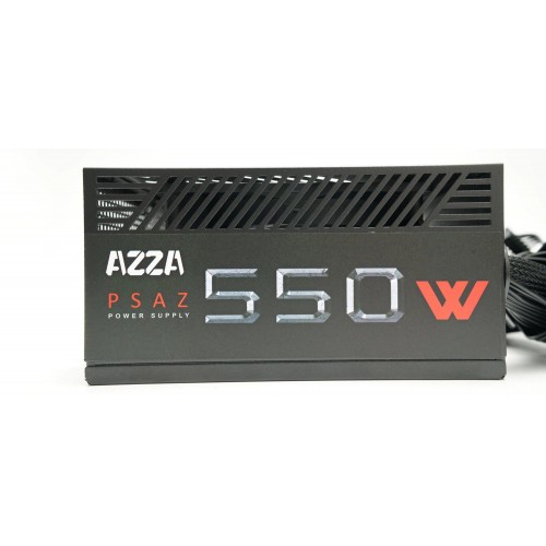 Блок питания Azza ATX 550W PSAZ-550W с 80+ Bronze, APFC и 120мм вентилятором – надежное решение для вашего ПК