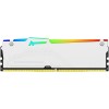 Память оперативная/ Kingston 16GB 5200MT/s DDR5 CL40 DIMM FURY Beast White RGB XMP Kingston