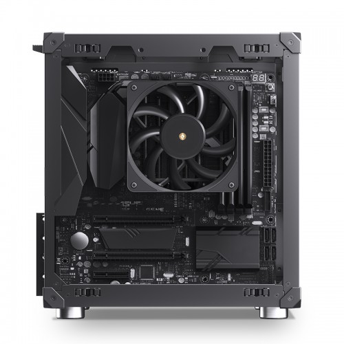 Корпус JONSBO C6 Mini-Tower без блока питания: стильный чёрный mATX/mITX с USB-A 3.0 и USB-C 3.1