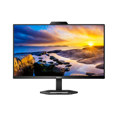 Монитор Philips 24E1N5300HE 23.8'', 1920x1080, IPS, 75hz, 80M:1, 300cd, 1ms, HDMI 1.4, DP 1.2, 4xUSB 3.2, Type-C 65W, Speakers, web-cam 5.0mpx, H. adj 130mm, pivot, VESA, 3Y, Black/ Philips 24E1N5300HE 23.8'', 1920x1080, IPS, 75hz, 80M
