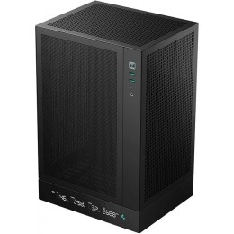 Корпус Deepcool CH170 DIGITAL черный mATX 1x120mm 1xUSB2.0 1xUSB3.0 audio bott PSU [R-CH170-BKNPI0D-G-1]