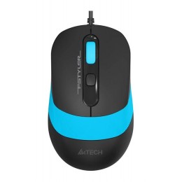 Мышь A4Tech Fstyler FM10 черный/синий оптическая 1600dpi USB 4but (FM10 BLUE)