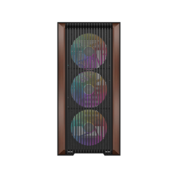 Корпус ПК без блока питания/ Case SAMA Z60 Black, Midi-Tower, TG, 4x140mm ARGB, 2xUSB 3.0 + 1xUSB 3.1 Type-C, E-ATX, ATX, mATX, mITX Black