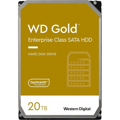 Жесткий диск WD SATA-III 20TB WD202KRYZ Server Gold 512E - Высокопроизводительное решение для серверов (7200rpm, 512Mb, 3.5 дюйма)